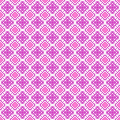 Seamless Pink Geometric Diamond Pattern