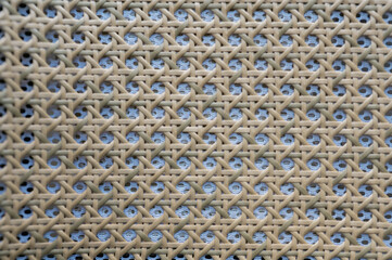 Blue knitted fabric texture with seamless pattern and decorative design