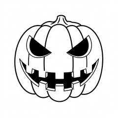 Halloween pumpkin face