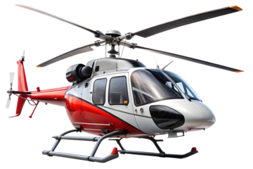 helicopter is shown in a isolated on white background ,PNG.AI Generated.