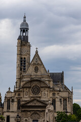 Paris, historical architecture on the streets of the city. Paris, France.