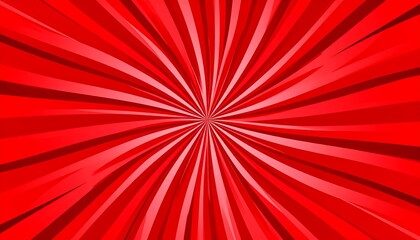 Red radial burst background