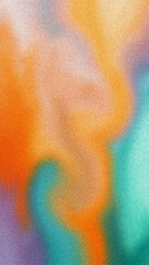 Abstract Orange and Green Swirling Textured Background:  Modern, Energetic, and Vibrant Design.