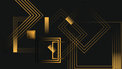 Elegant Gold Geometric Pattern