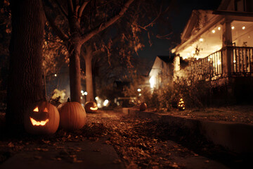 Halloween Background Scene 