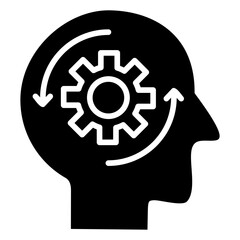 Automated Reasoning Glyph Icon