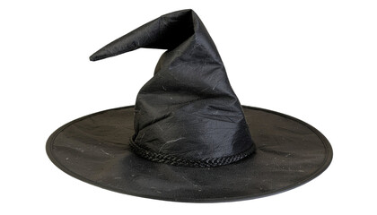Witch hat for Halloween isolated on white background
