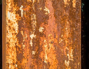 Rusted metal plate texture
