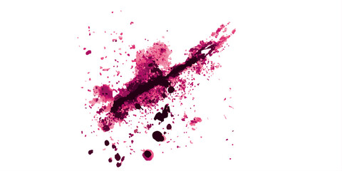  Watercolor or slime stain vector set.  Colorful paint splatters
