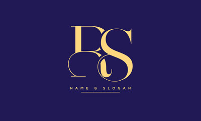 RS, SR, R, S Abstract Letters Logo Monogram