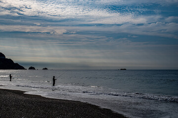 愛知県渥美半島恋路ヶ浜の海岸