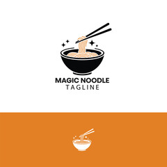 Noodle vectors logo design template
