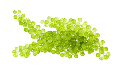 sea grapes, green algae isolated on white background