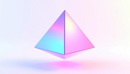 Fototapeta premium Modern Abstract Triangle Concept