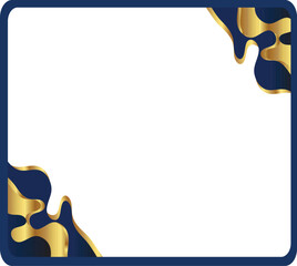 luxury certificate border for diploma, document