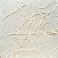 Obraz premium Textured paper background with natural fibers, showcasing a minimalist design for artistic projects