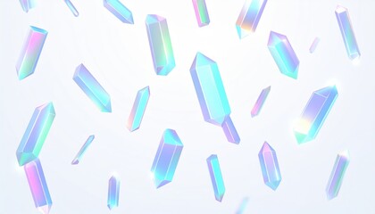 Futuristic Glowing Glass Illustration