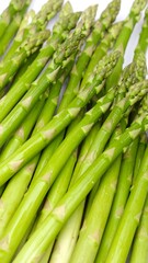 Fototapeta premium Close-up of fresh asparagus spears