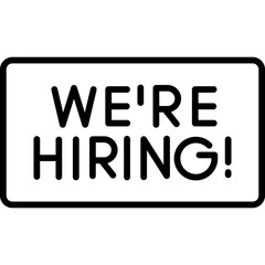 We Are Hiring Icon
