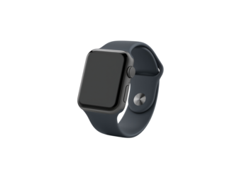 Sleek smartwatch with modern design isolated offering connectivity and a seamless user experience