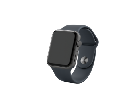 Sleek smartwatch with modern design isolated offering connectivity and a seamless user experience