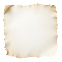 Obraz premium Aged parchment paper with torn and frayed edges evoking a vintage aesthetic