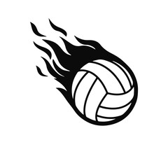 Volleyball ball simple drawing
