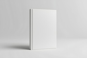 Blank 3D rendering soft cover book mockup. Blank soft cover book mockup. White 3D rendering mock-up