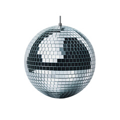Fototapeta premium disco ball on white background