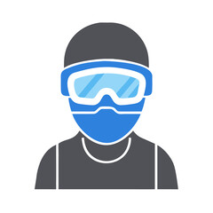 man wearing ski mask