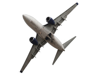 jet airplane isolated on transparent background