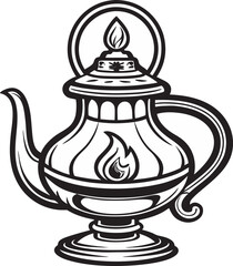 teapot on a white background