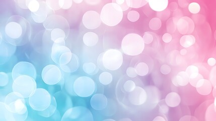 Fototapeta premium A delightful display of soft, pastel-colored circles create a dreamy, ethereal backdrop.