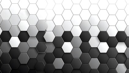 Abstract geometric honeycomb pattern