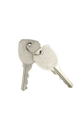 keys isolated on white background