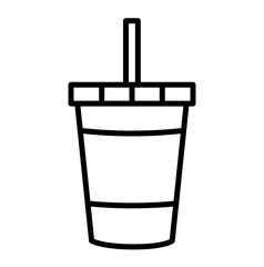 Obraz premium glass of cola icon vector