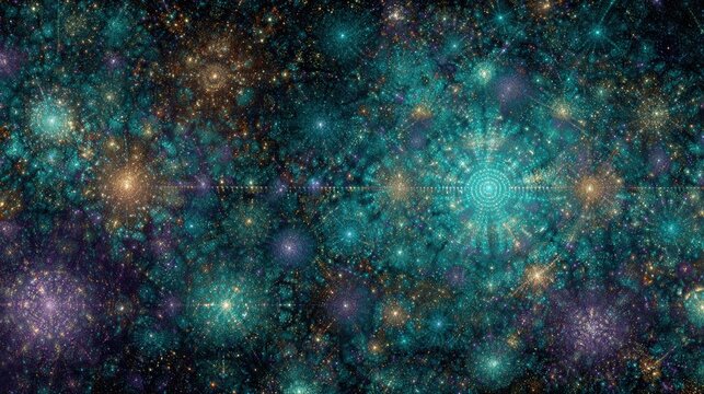 Colorful Space Galaxy Background