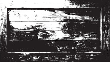 Wooden Planks Vector – Natural Retro Texture with Distressed Scratched Grunge Overlay vector design on Transparent Background