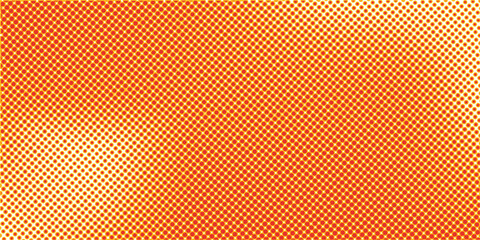Fototapeta premium A yellow and orange background with a pattern of squares and dots.