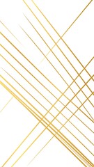 Abstract gold lines on white