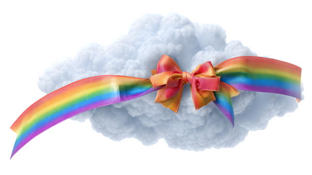 rainbow in the sky - Powered by Adobe