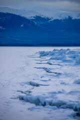 frozen lake