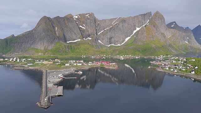 Fishing village at Reine in the lofoten islands, Norway