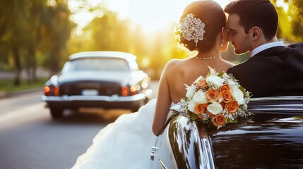 Choose from luxury wedding cars with chauffeur options, ideal for a grand arrival on your special day