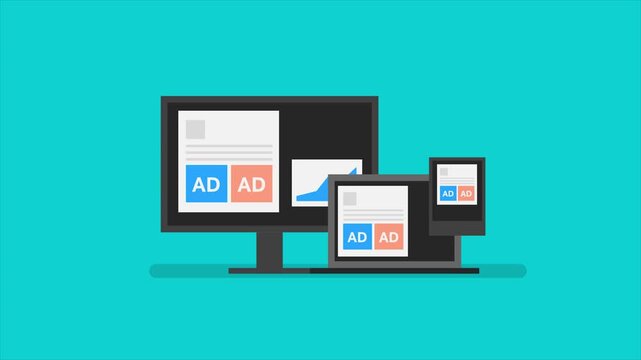 Businesses using responsive ad technology to target the right audience, increasing traffic and driving sales through digital advertising campaigns.