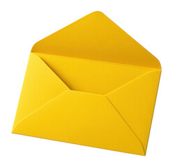 Bright yellow envelope.