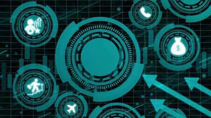 Mission concept. Financial success concept on virtual screen. Business, technology, internet and networking Mission concept. Financial success concept on virtual screen. - Powered by Adobe