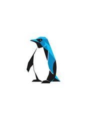 Obraz premium Stylized penguin graphic illustration