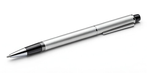 Ballpoint pen writing tool isolated clearly on white background
