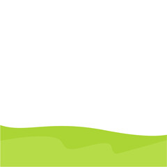 Obraz premium Meadow landscape vector illustration 